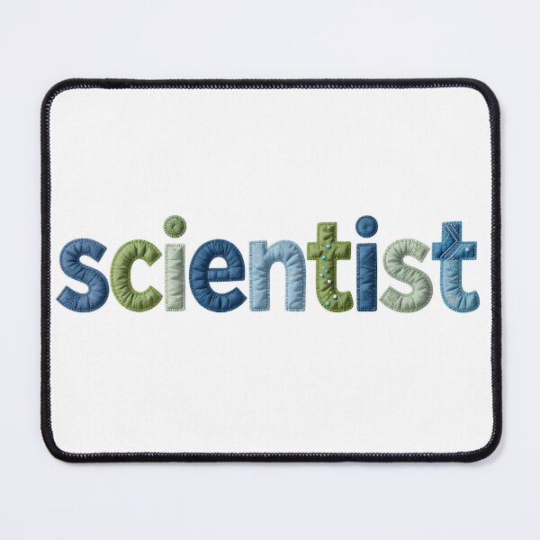 Item preview, SCIENTIST - IN FAUX LETTERING designed and sold by AlexOBrienArt.