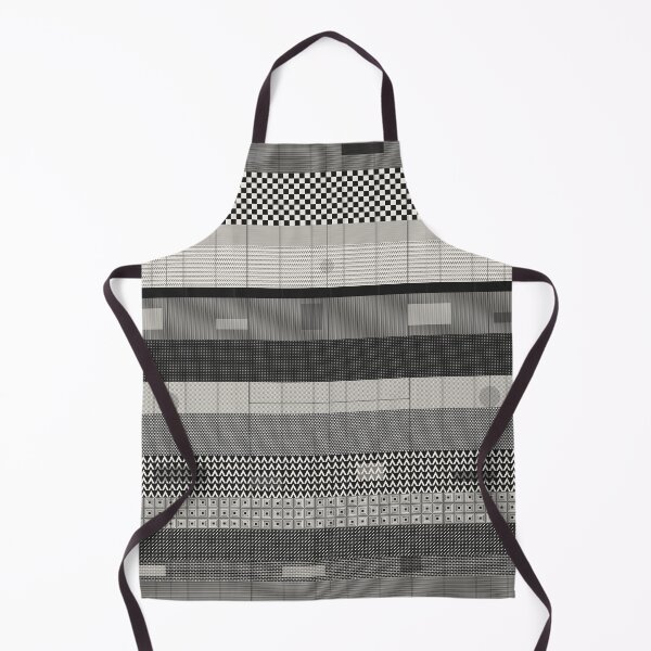 Item preview, Otti Berger Inspired Monochrome Stripe Weave - Abstract Geometric Textile Pattern designed and sold by The boys.