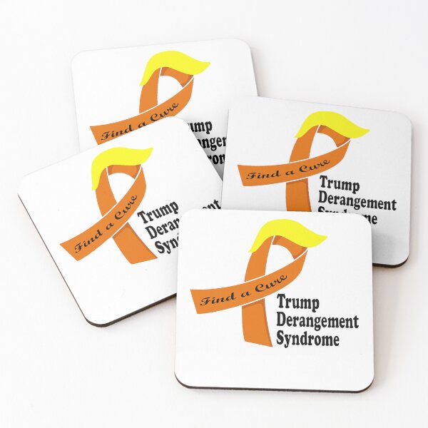 Item preview, Trump Derangement Syndrome Find a Cure Awareness Ribbon designed and sold by Evaevonechi.