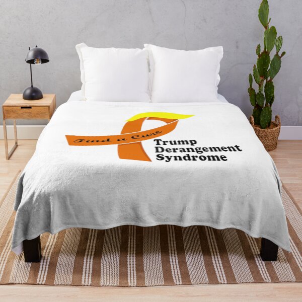 Item preview, Trump Derangement Syndrome Find a Cure Awareness Ribbon designed and sold by Evaevonechi.