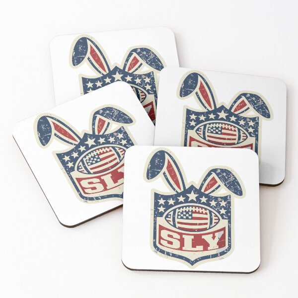 Item preview, SLY Retro American Football Bunny Shield Graphic designed and sold by Evaevonechi.