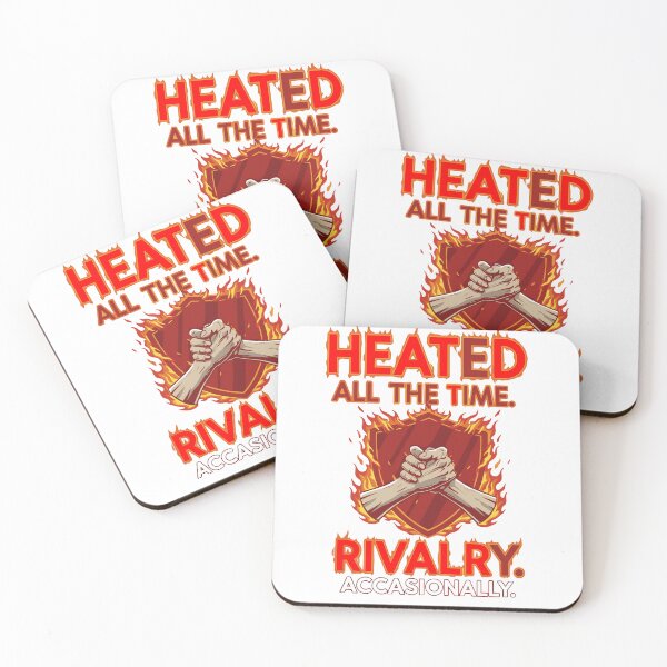 Item preview, Heated Rivalry Flaming Shield Solidarity Graphic designed and sold by Evaevonechi.