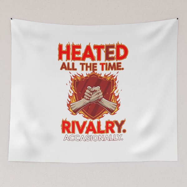 Item preview, Heated Rivalry Flaming Shield Solidarity Graphic designed and sold by Evaevonechi.
