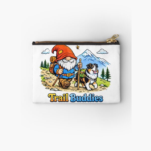 Item preview, Trail Buddies: Gnome Hiking with Aussie Dog in the Mountains designed and sold by Moriarty's Digital Visions.