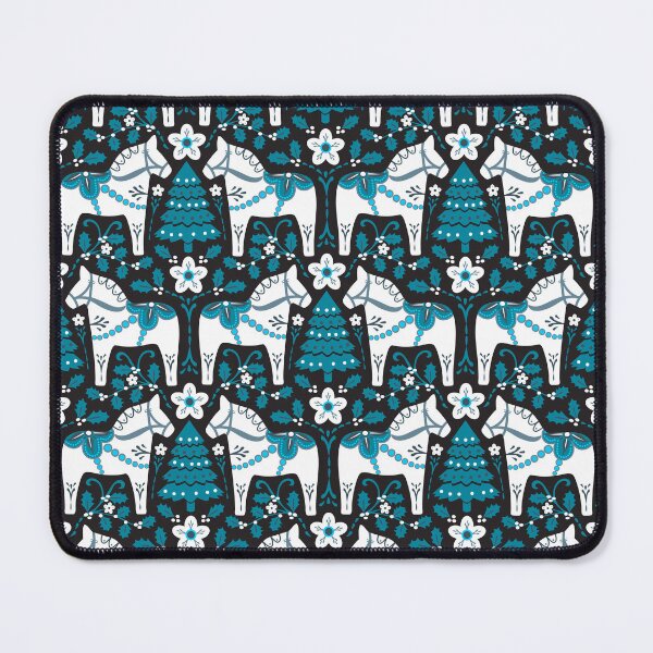 Item preview, Dala horse Christmas pattern designed and sold by Jennifer Ladd.