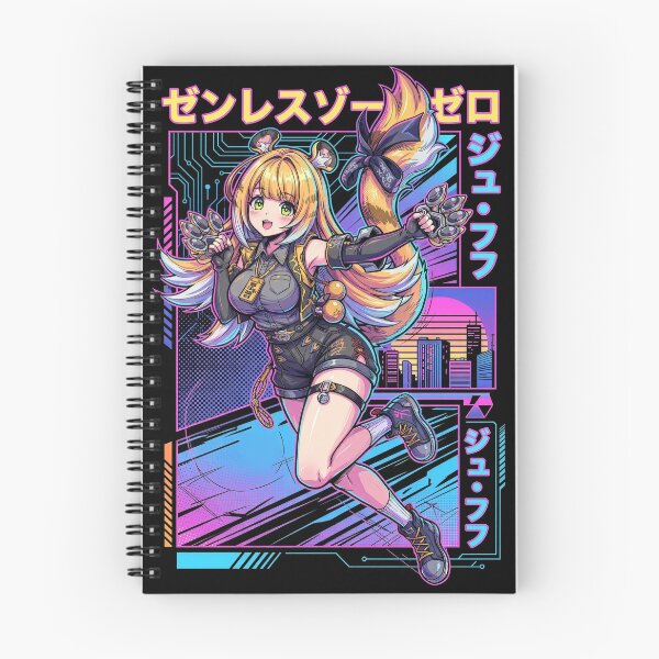 Item preview, Ju Fufu Zenless Zone Zero Synthwave Retro Neon Tiger designed and sold by Senpaiwaves.