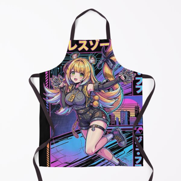 Item preview, Ju Fufu Zenless Zone Zero Synthwave Retro Neon Tiger designed and sold by Senpaiwaves.