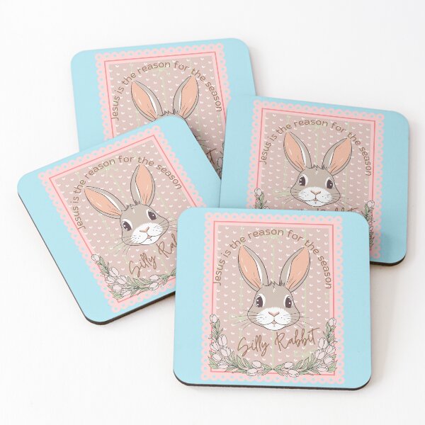 Item preview, Jesus Is The Reason For The Season, Silly Rabbit, Easter Bunny And Flowers designed and sold by Forevermore.