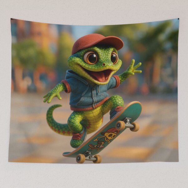 Item preview, Skater Paradise Flying Snake designed and sold by Sillytoe.