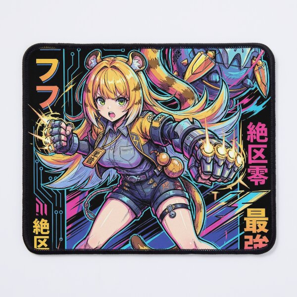 Item preview, Zenless Zone Zero Ju Fufu Retro Synthwave Fierce Tiger designed and sold by Senpaiwaves.