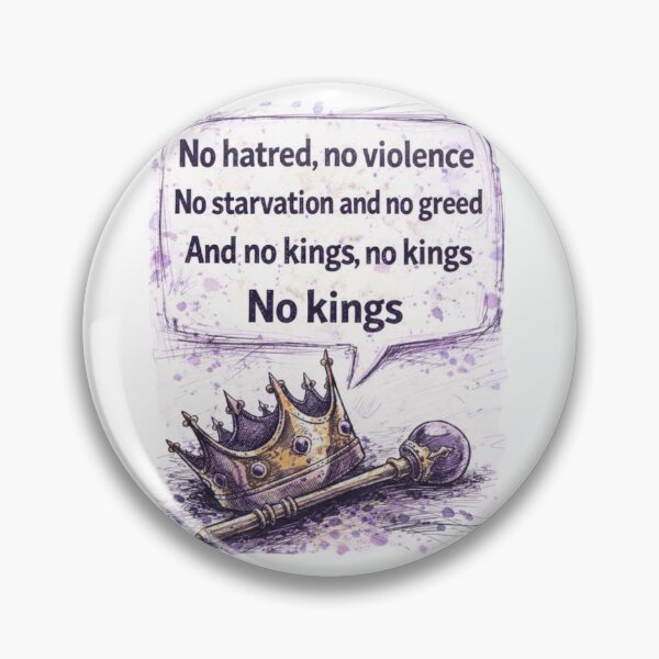 Item preview, No king, no kings, no kings God minied1 designed and sold by Myllady's Soundtrack and Stickers.