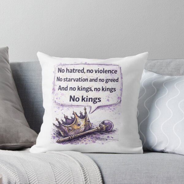 Item preview, No king, no kings, no kings God minied1 designed and sold by Myllady's Soundtrack and Stickers.