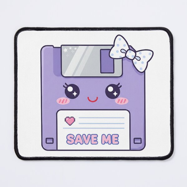 Item preview, Kawaii Purple Floppy Disk – Save Me designed and sold by GlobalBoom.