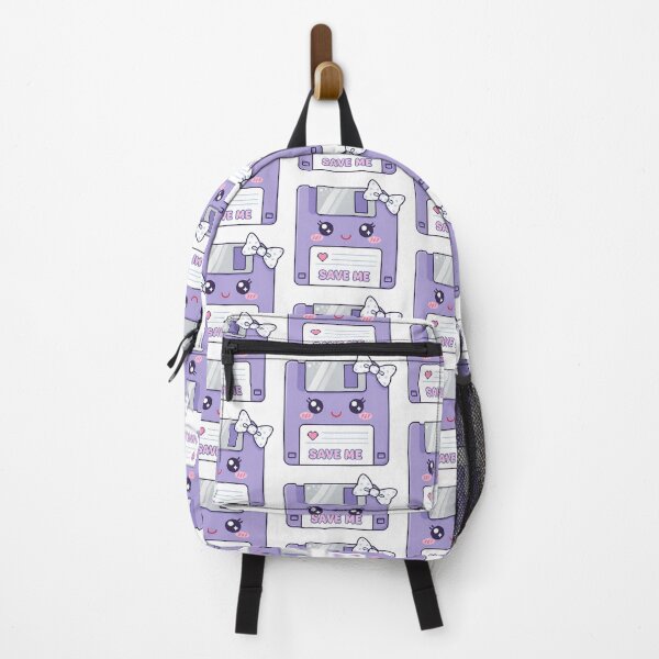 Item preview, Kawaii Purple Floppy Disk – Save Me designed and sold by GlobalBoom.
