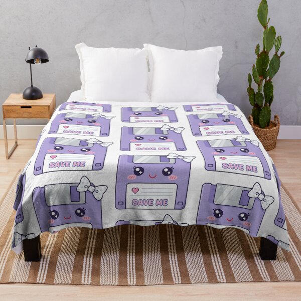 Item preview, Kawaii Purple Floppy Disk – Save Me designed and sold by GlobalBoom.
