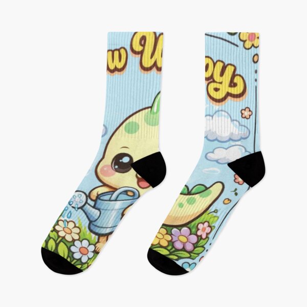 Item preview, Grow With Joy – Kawaii Baby Dinosaur Garden designed and sold by wanado.