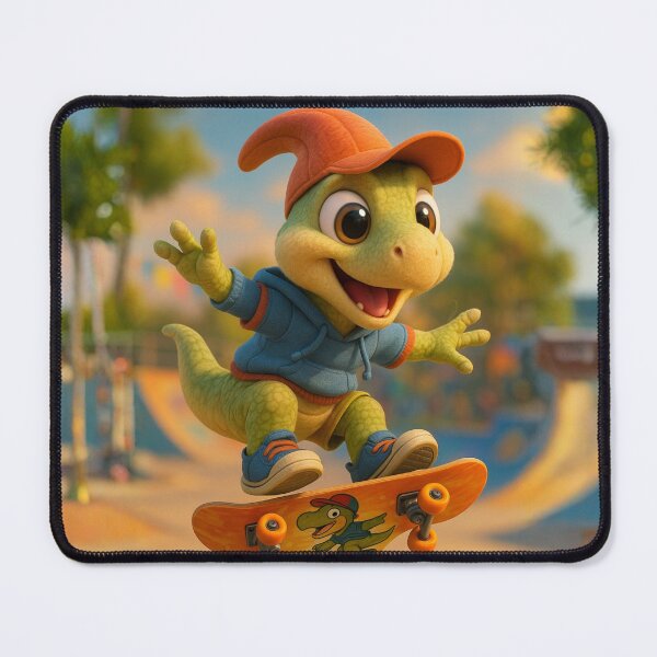 Item preview, Skater Parasaurolophus Dinosaur designed and sold by Sillytoe.