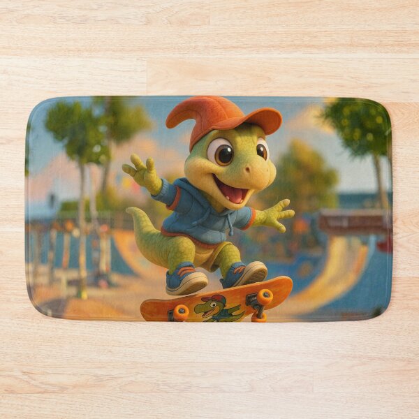 Item preview, Skater Parasaurolophus Dinosaur designed and sold by Sillytoe.