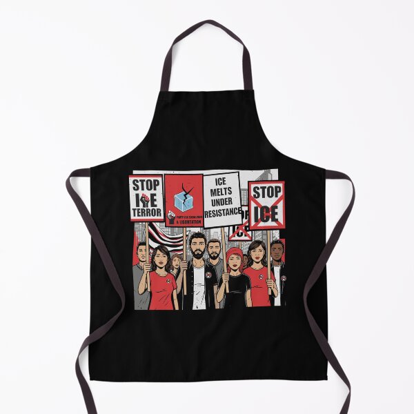 Item preview, Stop ICE Resistance Crowd Activist Poster Tee designed and sold by Evaevonechi.