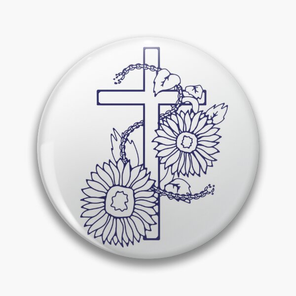Item preview, Simple Saint Josephine Bakhita Line-Art designed and sold by stickerforsaint.