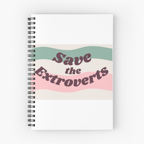Item preview, Save the Extroverts Sticker, Funny Retro Aesthetic Quirky Design designed and sold by Wickers8.