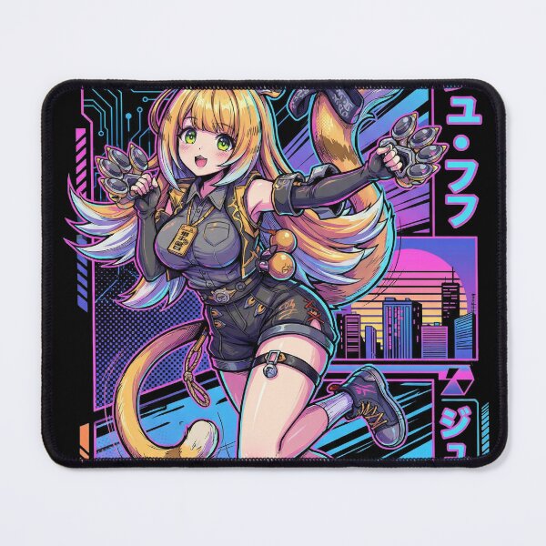 Item preview, Synthwave Retro Ju Fufu Zenless Zone Zero Art designed and sold by Senpaiwaves.