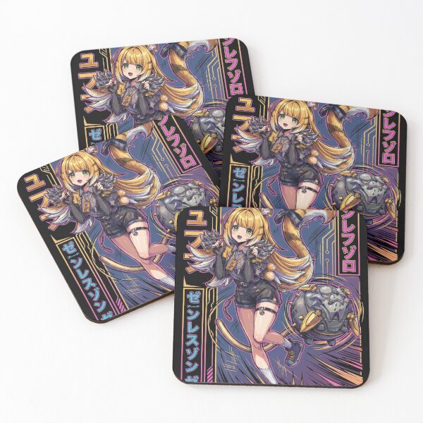 Item preview, Zenless Zone Zero Ju Fufu Vaporwave Neon Roar designed and sold by Senpaiwaves.