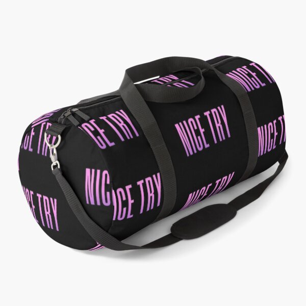 Item preview, Nice Try, Pink Condensed Typography designed and sold by Memes N Lore .
