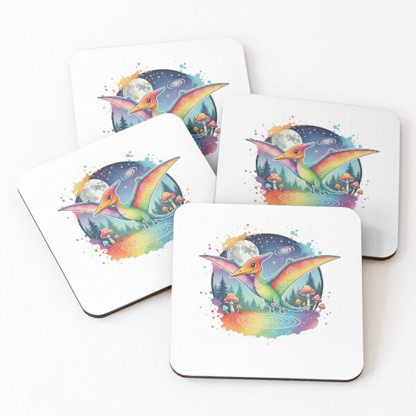 Item preview, Pterodactyl cute Moon - Cute Spirit Moon Art designed and sold by Magic  House.