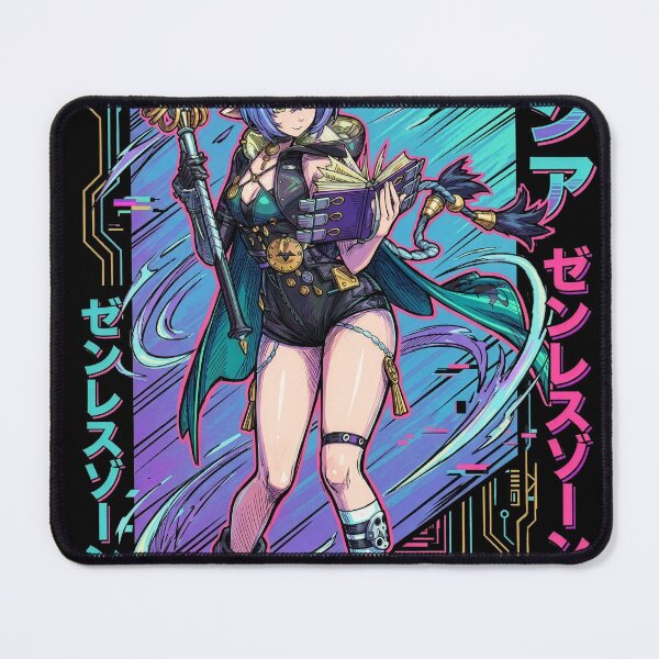 Item preview, Lucia Elowen Zenless Zone Zero Synth Retrowave Neon designed and sold by Senpaiwaves.