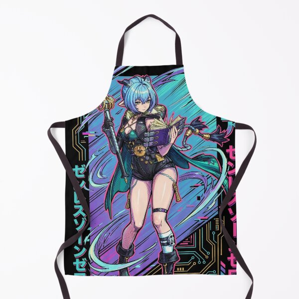 Item preview, Lucia Elowen Zenless Zone Zero Synth Retrowave Neon designed and sold by Senpaiwaves.