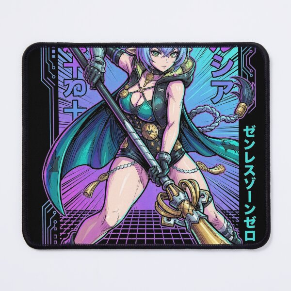 Item preview, Zenless Zone Zero Lucia Elowen Retro Synthwave Ether designed and sold by Senpaiwaves.