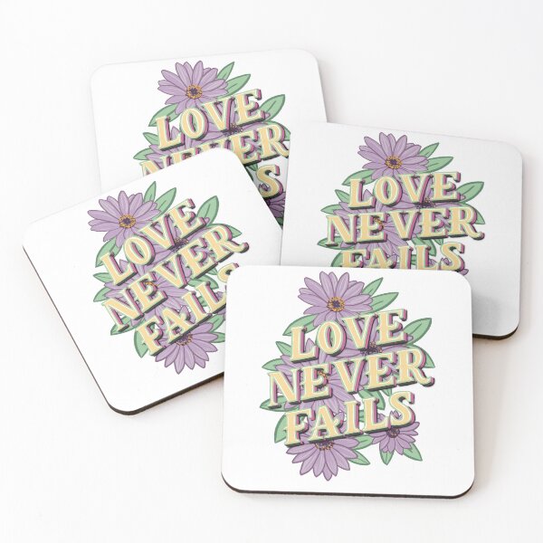 Item preview, Love Never Fails designed and sold by katbox.
