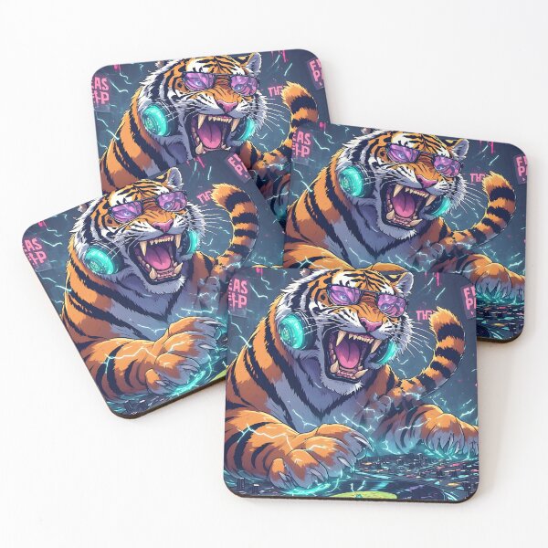 Item preview, DJ Tiger - Bass Drop designed and sold by owi-art.