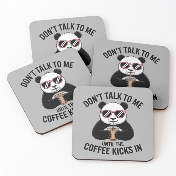 Item preview, Don’t Talk to Me Until the Coffee Kicks In designed and sold by theartfulaspie.