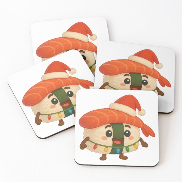 Item preview, Christmas Nigiri Sushi designed and sold by Sillytoe.
