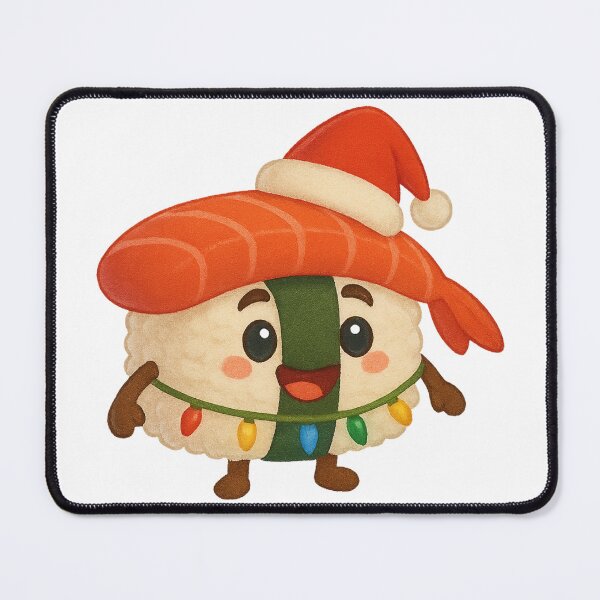 Item preview, Christmas Nigiri Sushi designed and sold by Sillytoe.