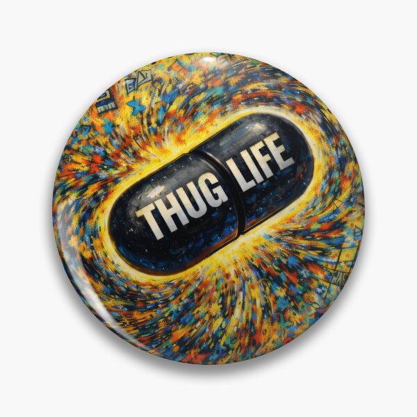 Item preview, Thug Life Pill – Black Pill Conspiracy Canvas Print ?? designed and sold by THL (Thug Life).