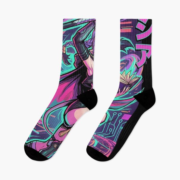 Item preview, Lucia Elowen Zenless Zone Zero 80s Neon Goat Horns designed and sold by Senpaiwaves.