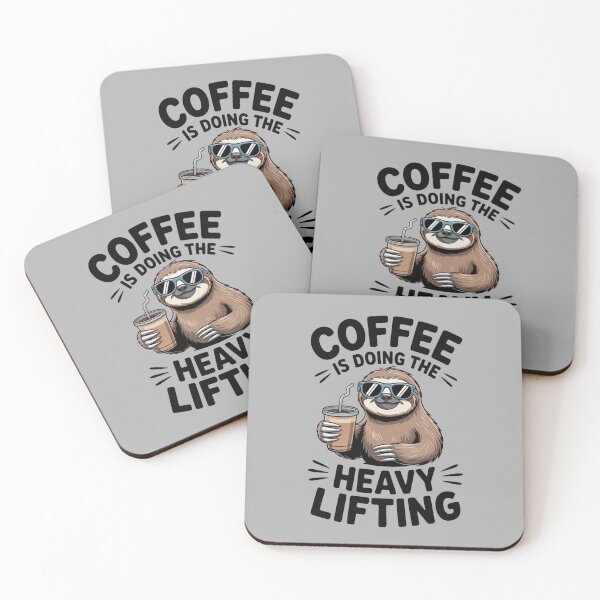 Item preview, Coffee Is Doing the Heavy Lifting designed and sold by theartfulaspie.