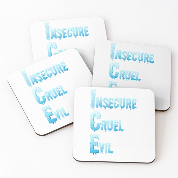 Item preview, ICE OUT (Insecure Cruel Evil) designed and sold by RoseMinaMedia.