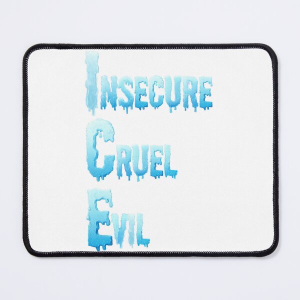 Item preview, ICE OUT (Insecure Cruel Evil) designed and sold by RoseMinaMedia.