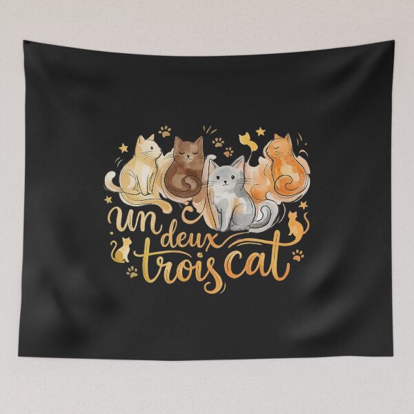 Item preview, un deux trois cat designed and sold by xghambo.