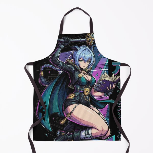 Item preview, Synth Retrowave Lucia Elowen Zenless Zone Zero Art designed and sold by Senpaiwaves.