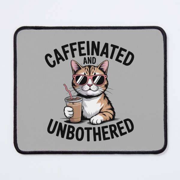 Item preview, Caffeinated and Unbothered designed and sold by theartfulaspie.