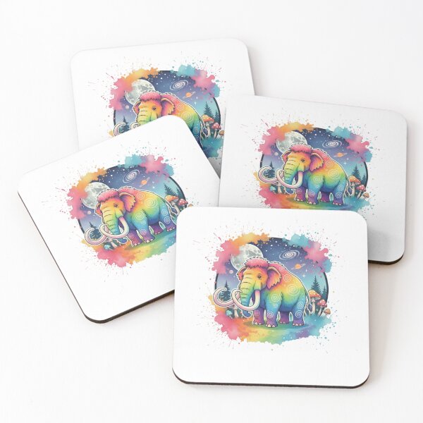 Item preview, Cute mammoth Moon - Cute Spirit Moon Art designed and sold by Magic  House.