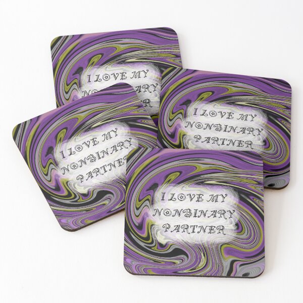 Item preview, I Love My Nonbinary Partner (Nonbinary Pride) designed and sold by artist-wanna-be.
