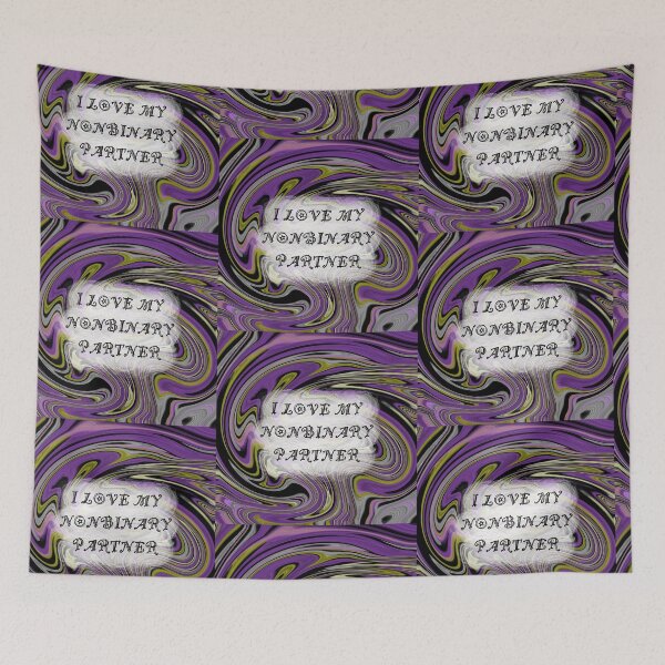 Item preview, I Love My Nonbinary Partner (Nonbinary Pride) designed and sold by artist-wanna-be.