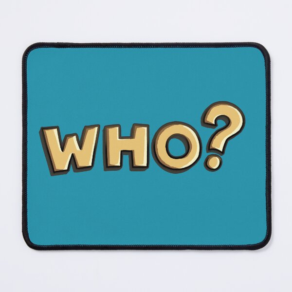 Item preview, Who? Cartoon Letters Design designed and sold by elizasunnycolor.