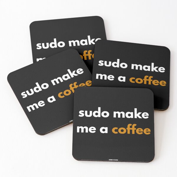 Artikelvorschau, sudo mach mir einen Kaffee | Code 6 Kaffee entworfen und verkauft von Code6Coffee.